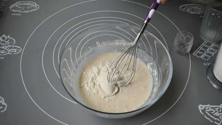 Pour faire des stands, faire une pâte