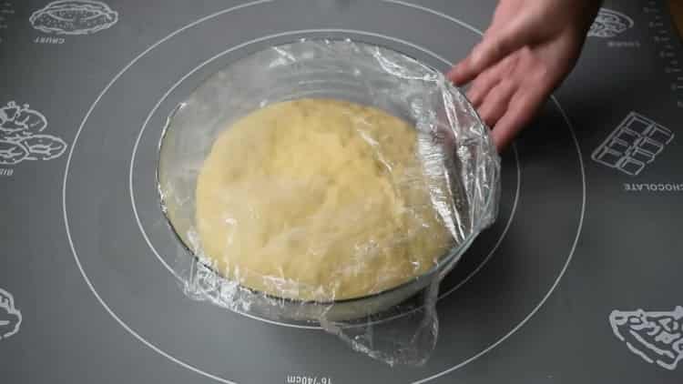 Pour faire des stands, laisser la pâte monter