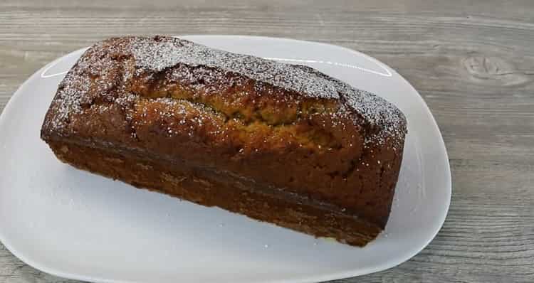 bolinho de abóbora está pronto