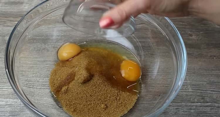 Prepare os ingredientes para o muffin de abóbora