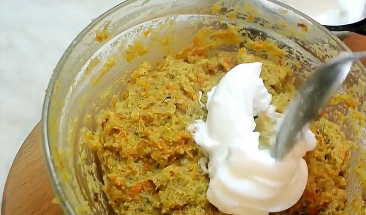 לבישול זנדר ממולא, שלב חלבון עם בשר טחון