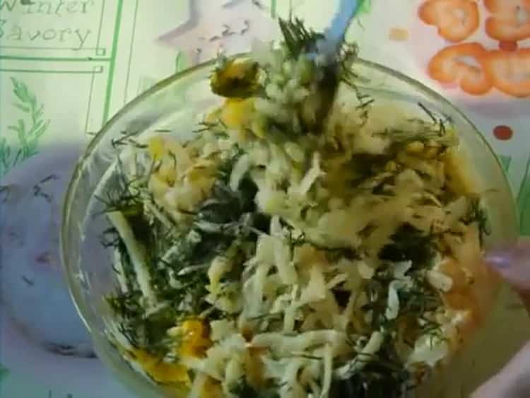 За да приготвите качапури с бутер тесто, пригответе пълнежа