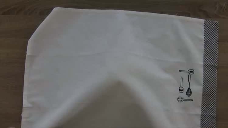 Forme um pedaço de pão para amassar