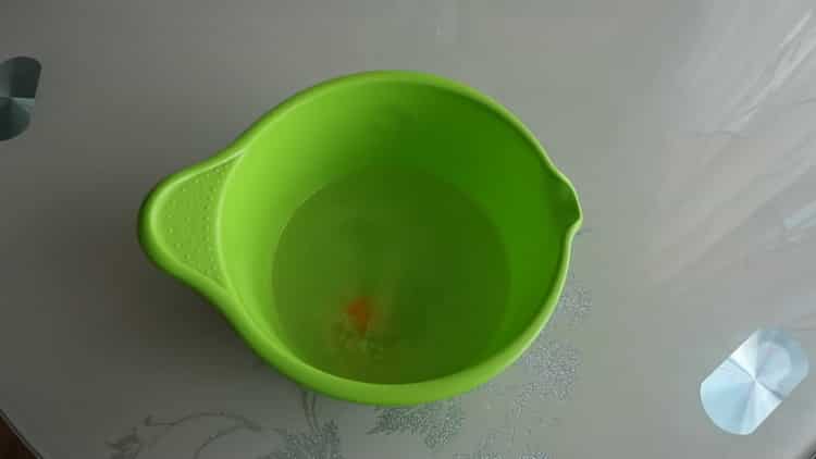 להכנת מאפה פריך למאפים, שלב את החומרים