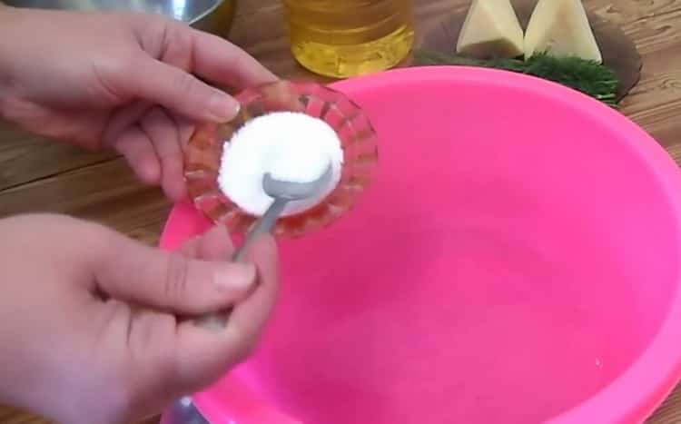 Cuisine Chebureks avec du fromage