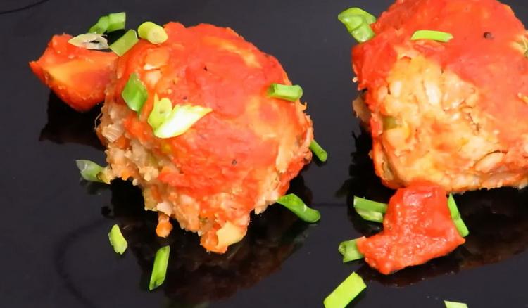 chiftele cu orez gata