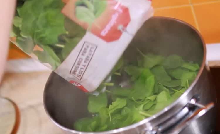 Madlavning spinat pie