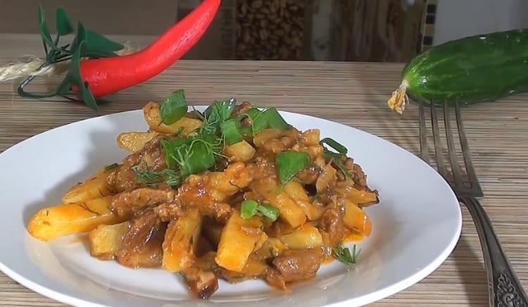 Ja està a punt l’avet de la carn de vedella amb escabetx.