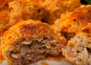 Gătit rulouri delicioase cu varză leneșă cu varză conform unei rețete pas cu pas cu o fotografie.