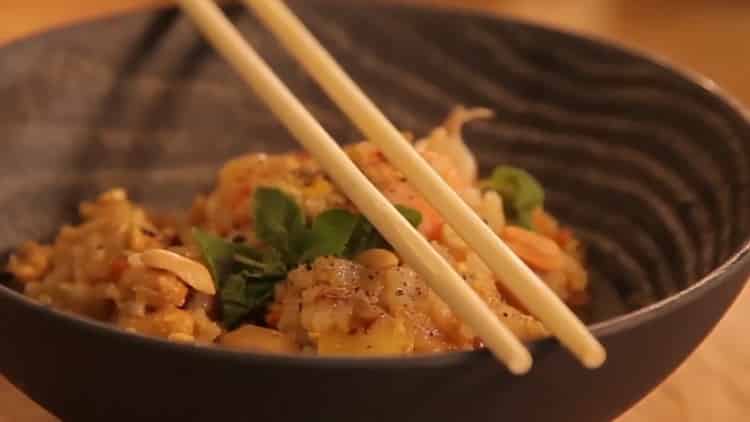 orezul cu creveti este gata