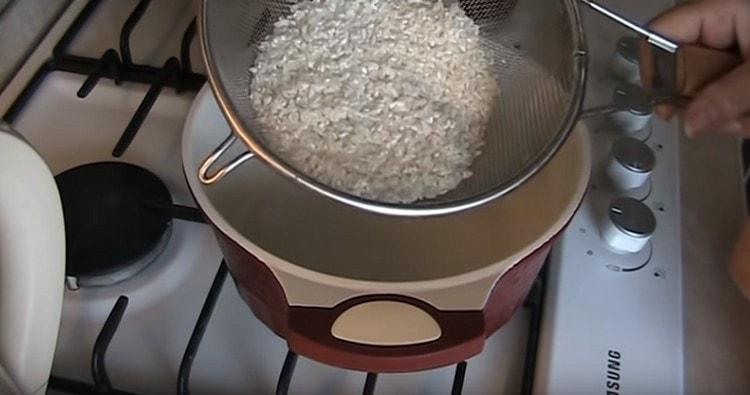 orezul este bine spălat.