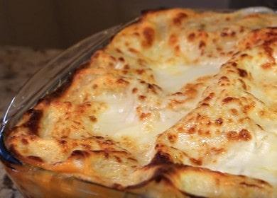 Reteta clasica de lasagna cu sos bechamel: gatiti cu fotografii pas cu pas.