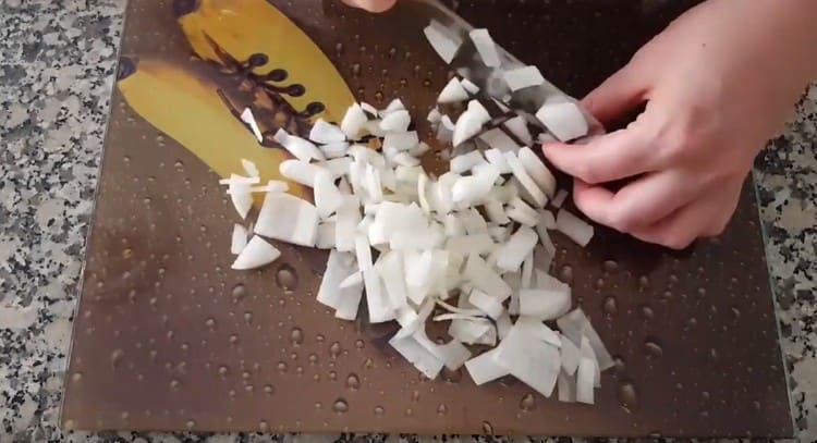 También picamos cebollas.