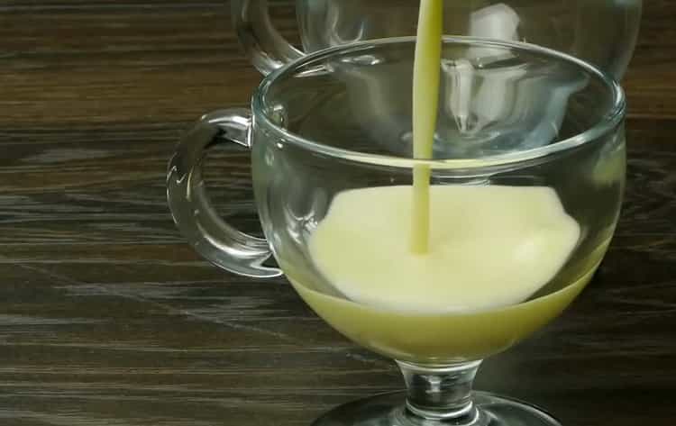 Para preparar sorvete, prepare os pratos