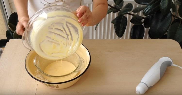 Acum crema de galbenus cremă trebuie răcită.