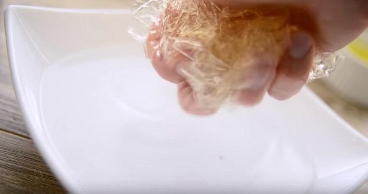 Appuyez sur la gélatine.