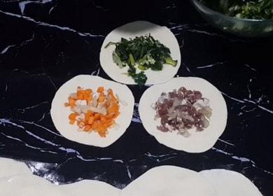 ملء لذيذ ل samsa - ثلاثة خيارات 🥐