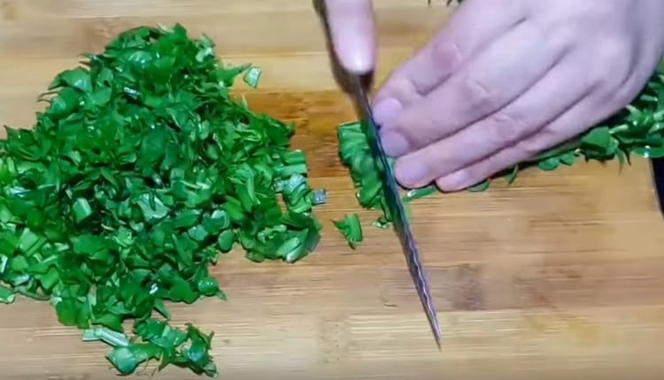 قطع كل الخضر.