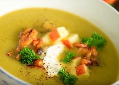 Soupe de céleri très intéressante: cuisinez selon une recette pas à pas avec photo.