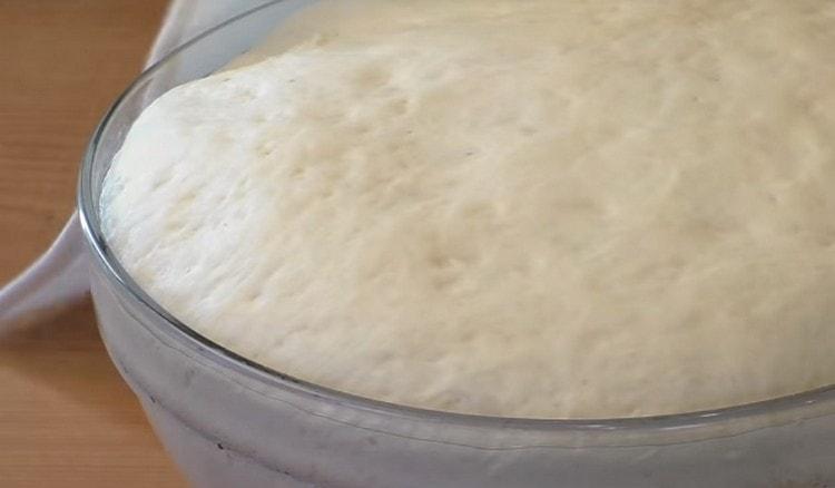 Acest aluat fără ouă a crescut perfect.