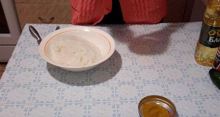 Fusionamos agua con funchose.