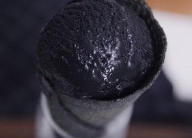 Una receta simple para hacer helado negro 🍦