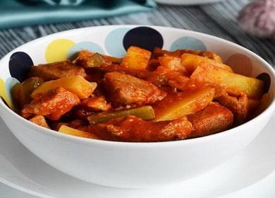 Azu de porc potrivit unei rețete pas cu pas cu fotografie