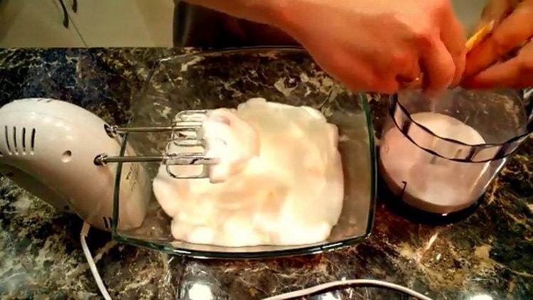 Добавете ванилия, за да направите безе