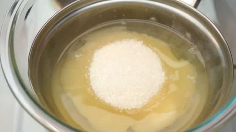 merengue de cozinha em uma vara