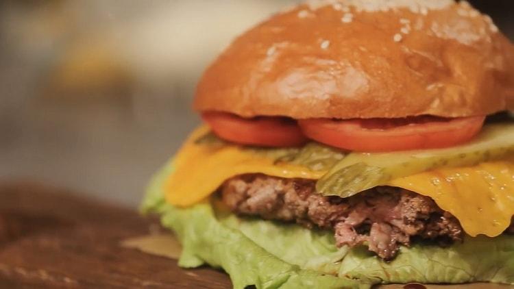 Das Rezept für einen leckeren Burger zu Hause