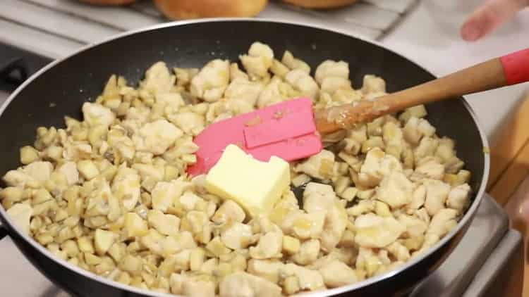 Para cocinar, agregue aceite