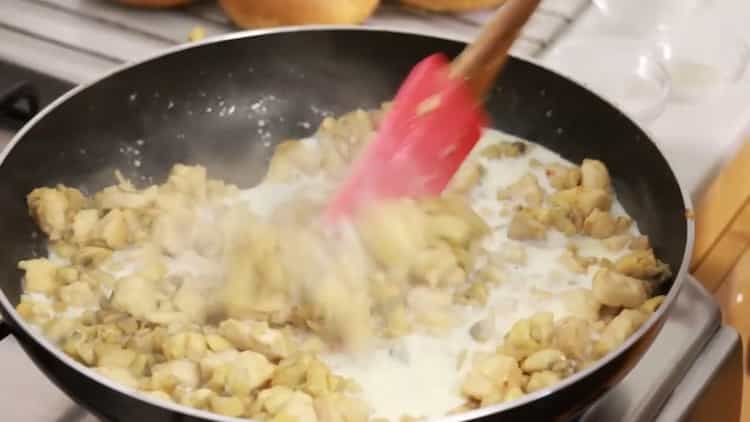 Para cocinar, agregue leche