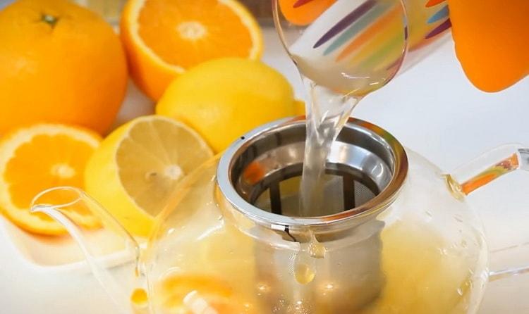 Sediakan bahan untuk teh