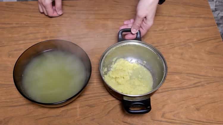 Para hacer té, prepare los ingredientes.