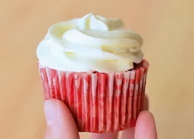 Cremă de mascarpone și cremă conform unei rețete pas cu pas cu fotografie