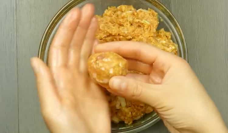 pour la cuisson des boulettes de viande