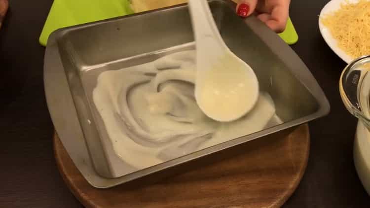 За да направите лазаня, пригответе мухъл