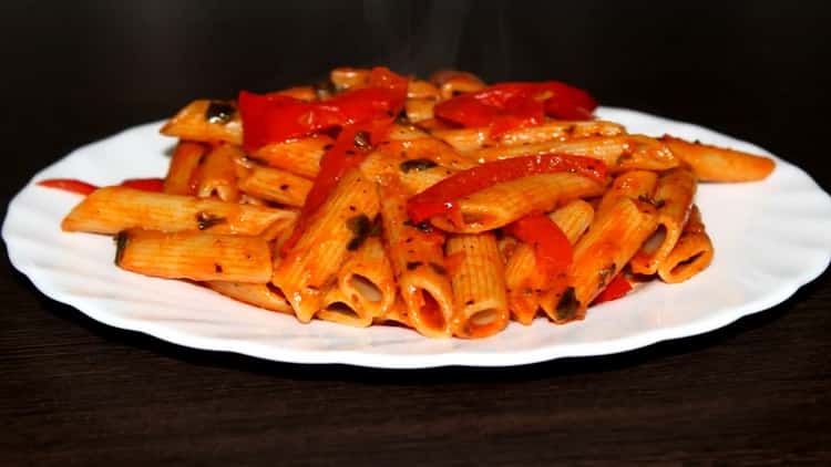 připravené těstoviny