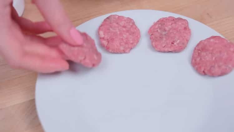 Formar hamburguesas para hacer hamburguesas