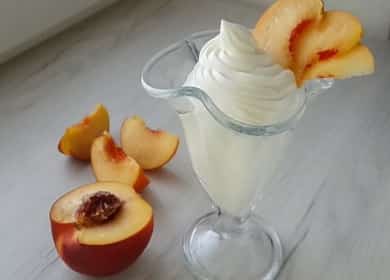 Delicate sour cream cake mousse 🍨