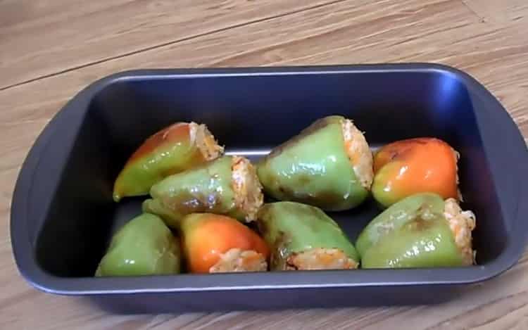 Chcete-li připravit pepř, připravte formulář