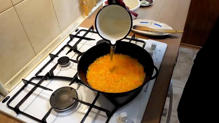 Adăugați apă pentru a face orz perlat