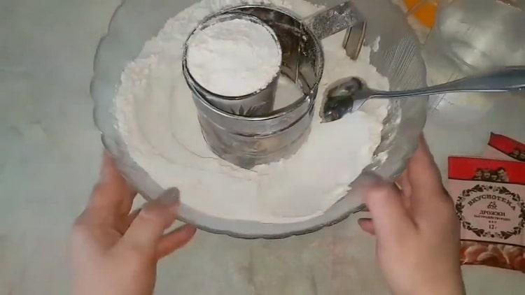 Madlavning tærter med kål