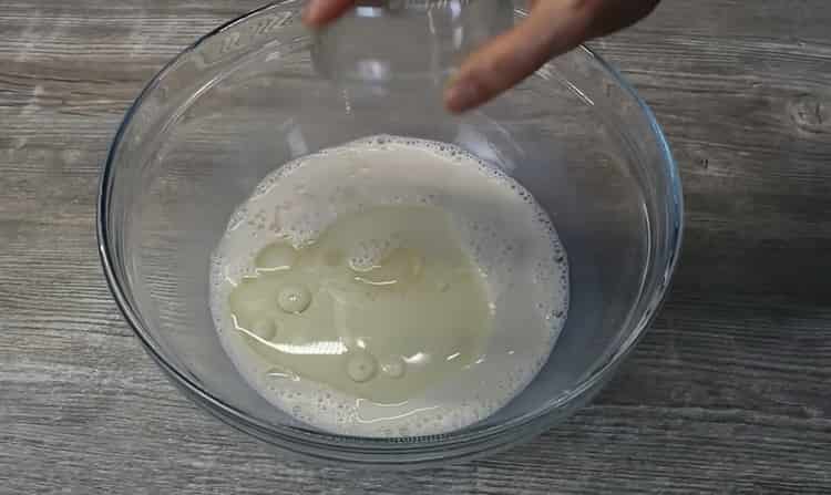 Добавете масло, за да направите качапури