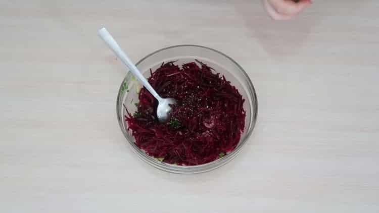 Salát s konzervovanými červenými fazolemi: krok za krokem recept s fotografiemi