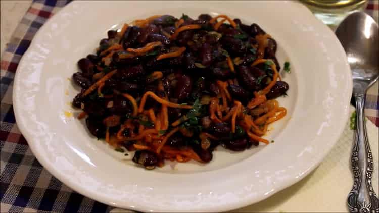 консервирана салата с боб