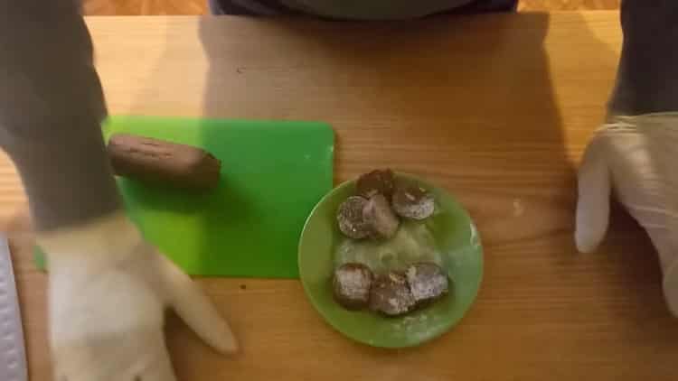 cârnați de cremă sunt gata