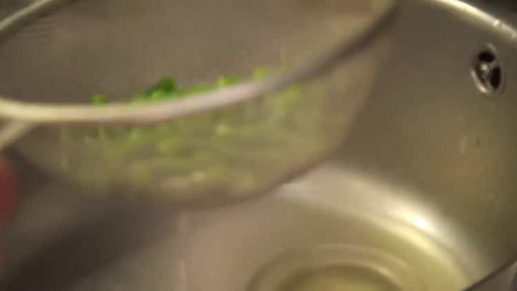 Chcete-li připravit fazole, připravte ingredience