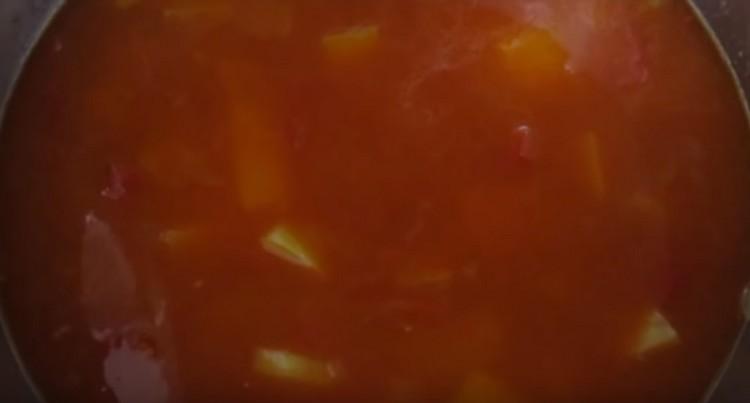 Derefter spredes linserne og tilsæt vand.