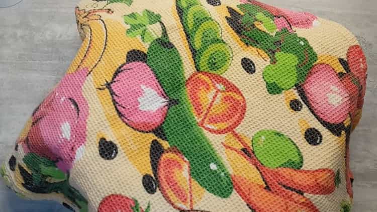 Col·loqueu la massa per proveir-la